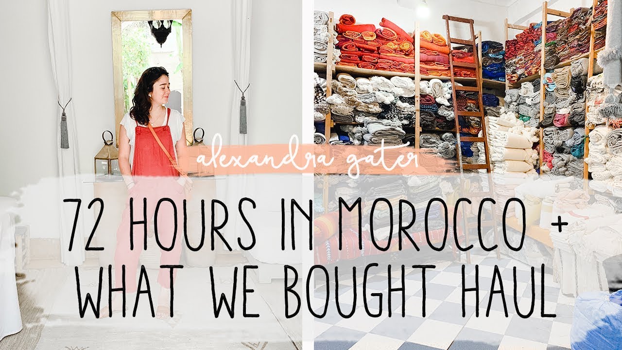 72 Hours In Marrakech | Vlog, Decor Haul + Giveaway