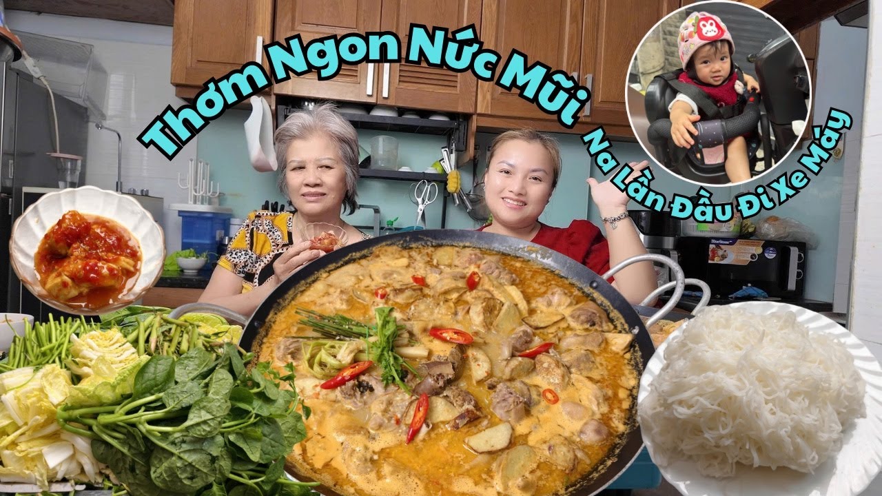 Một Ngày Đầy Cảm Xúc: Na Lần Đầu Đi Xe Máy & Mâm Vịt Nấu Chao Ấm Lòng 🍲