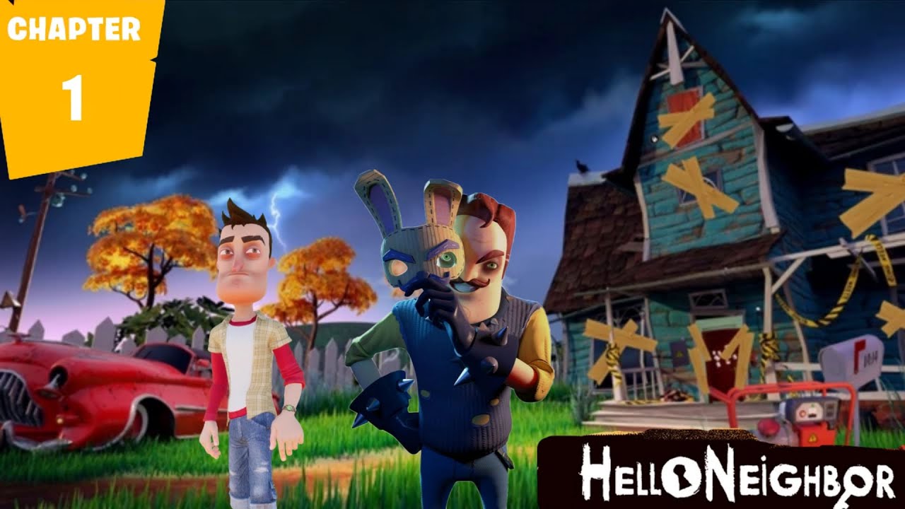 Hello neighbour ch 1 The red car don't skip 😯 very funny 😂#helloneighbor #Gaming subscribe 