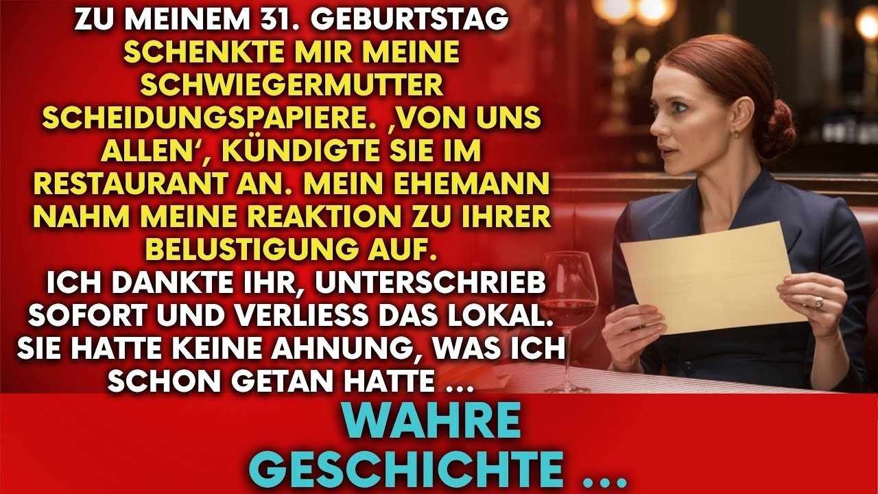 Meine Schwiegermutter schenkte mir Scheidungspapiere – sie rechnete nie mit meiner Rache