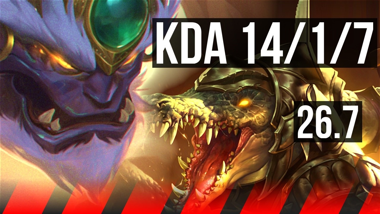 MALPHITE vs RENEKTON (TOP) | Good KDA: 14/1/7 | EUW Master | 26.7