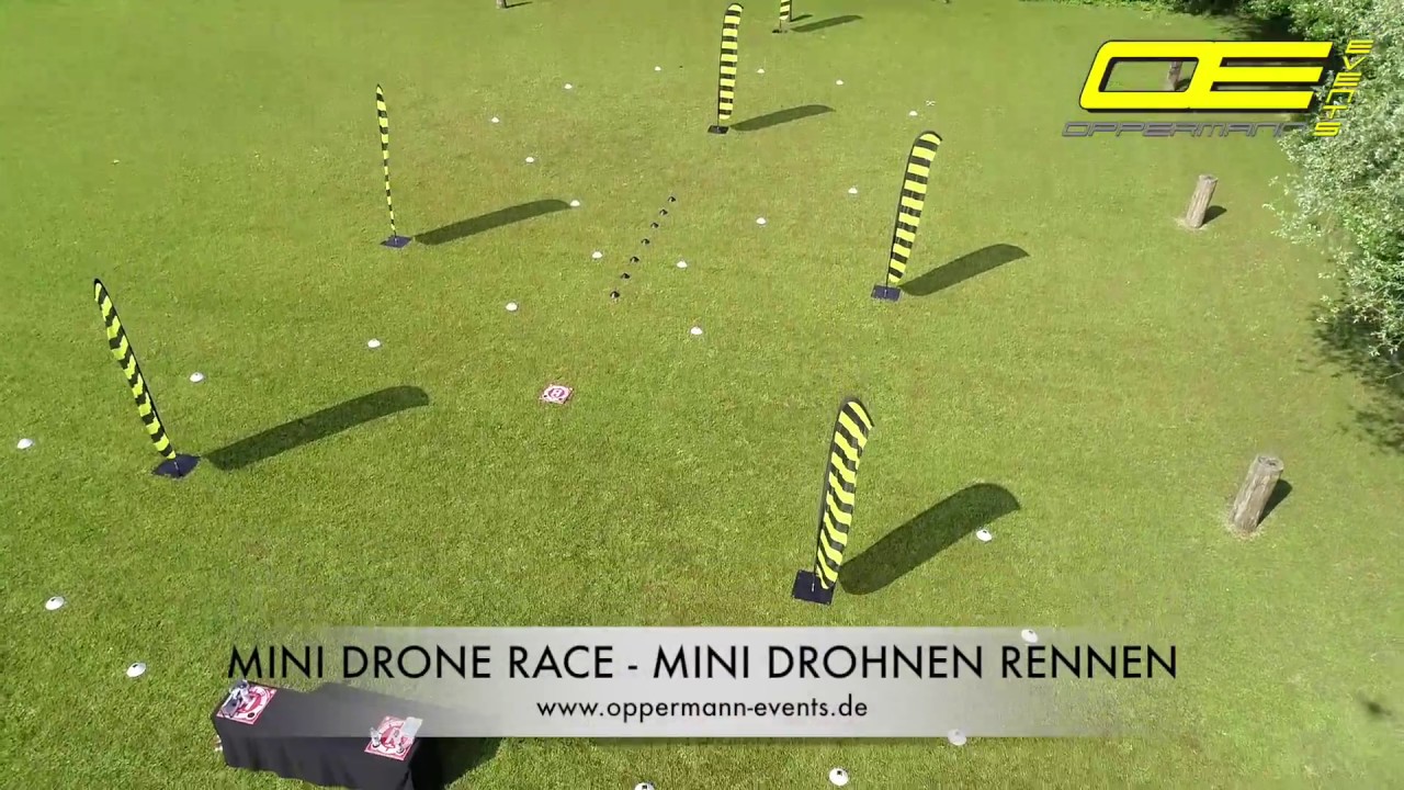 Mini Drone Race - Mini Drohnen Rennen für Events mieten - Oppermann Events