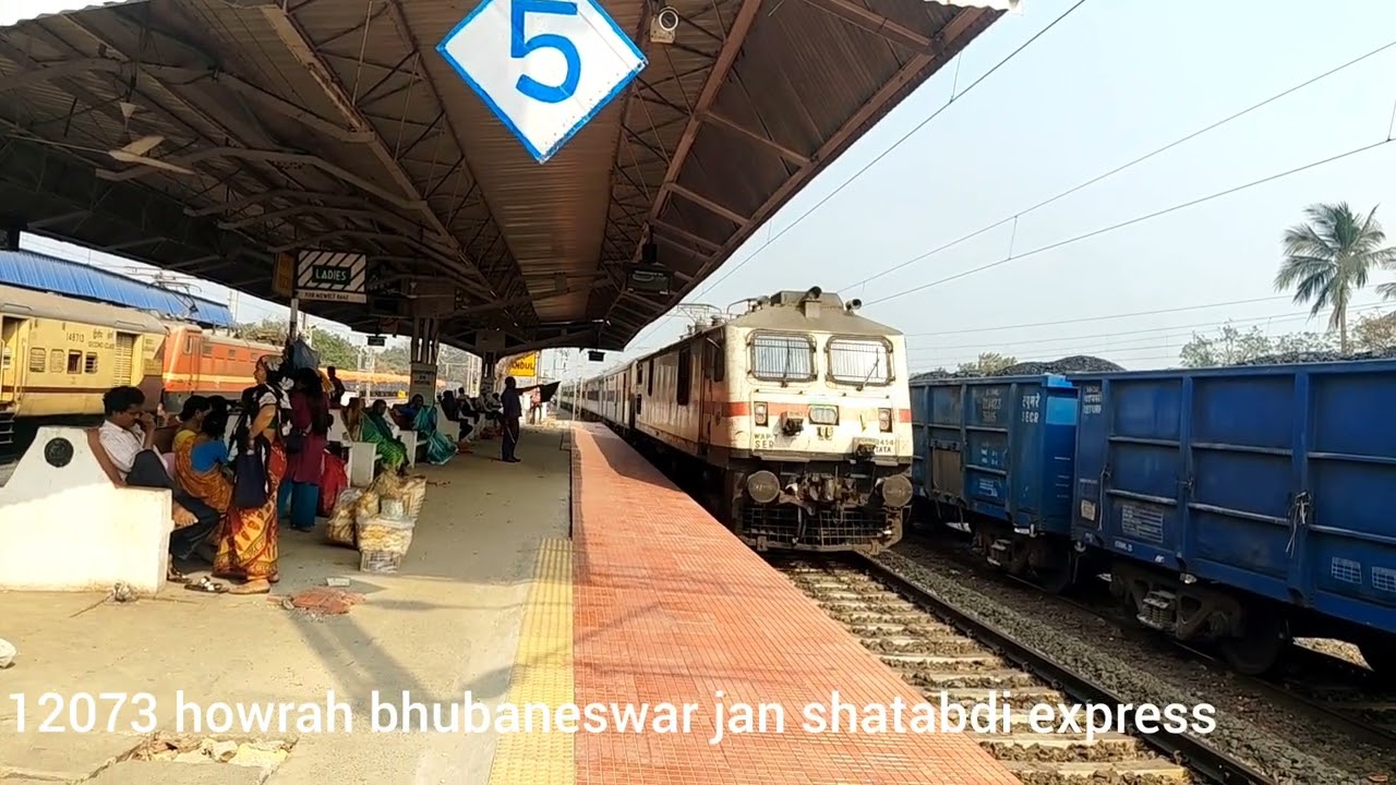 Wap7/wap4 tirupati express bbs jan shatabdi tiruchirapalli Sri Jagannath/purulia baghajatin #train 
