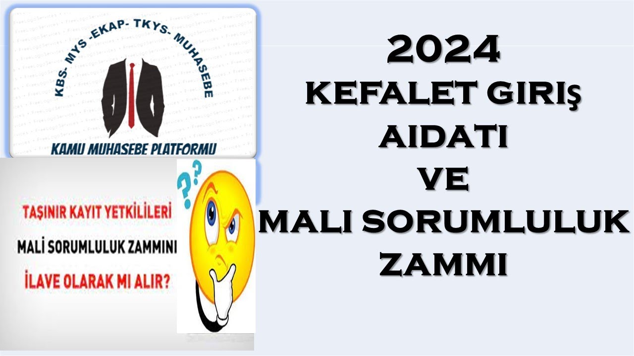 KEFALET GİRİŞ AİDATI VE MALİ SORUMLULUK ZAMMI HESAPLAMA