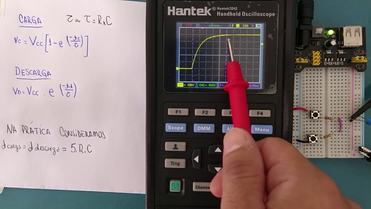 Carga e Descarga do Capacitor - Veja na prática