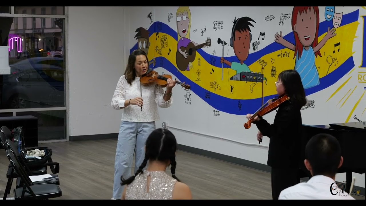 Violin Masterclass with Prof. Ariana KimL Marilyn Hu