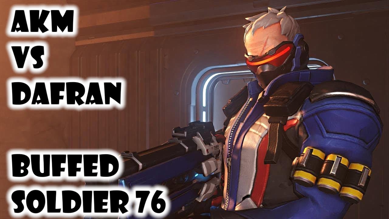 AKM vs Dafran on Buffed Soldier - Overwatch Season 15