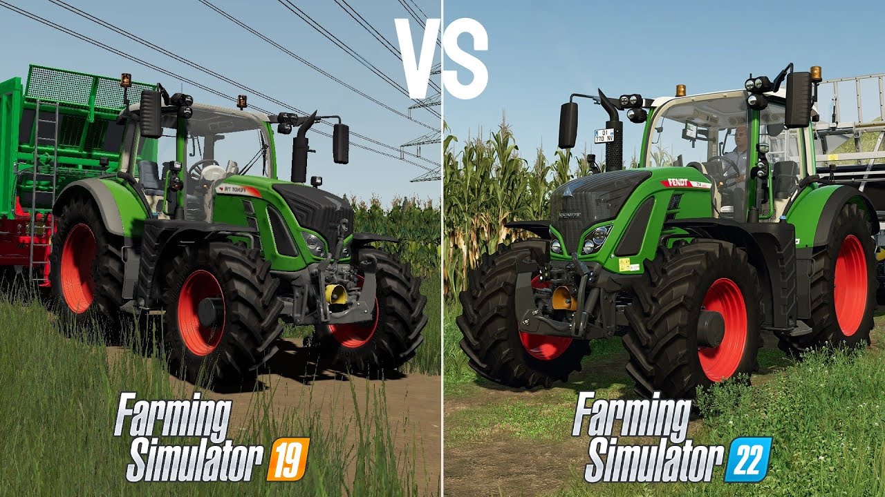 GRAFIKA - FS22 vs FS19 - PORÓWNANIE