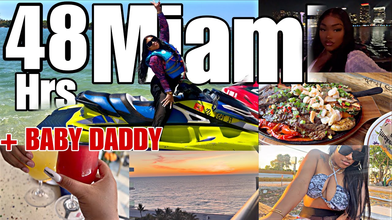 WILD! 48 HOURS IN MIAMI WITH MY BABY DADDY!| MOMMY OF 9