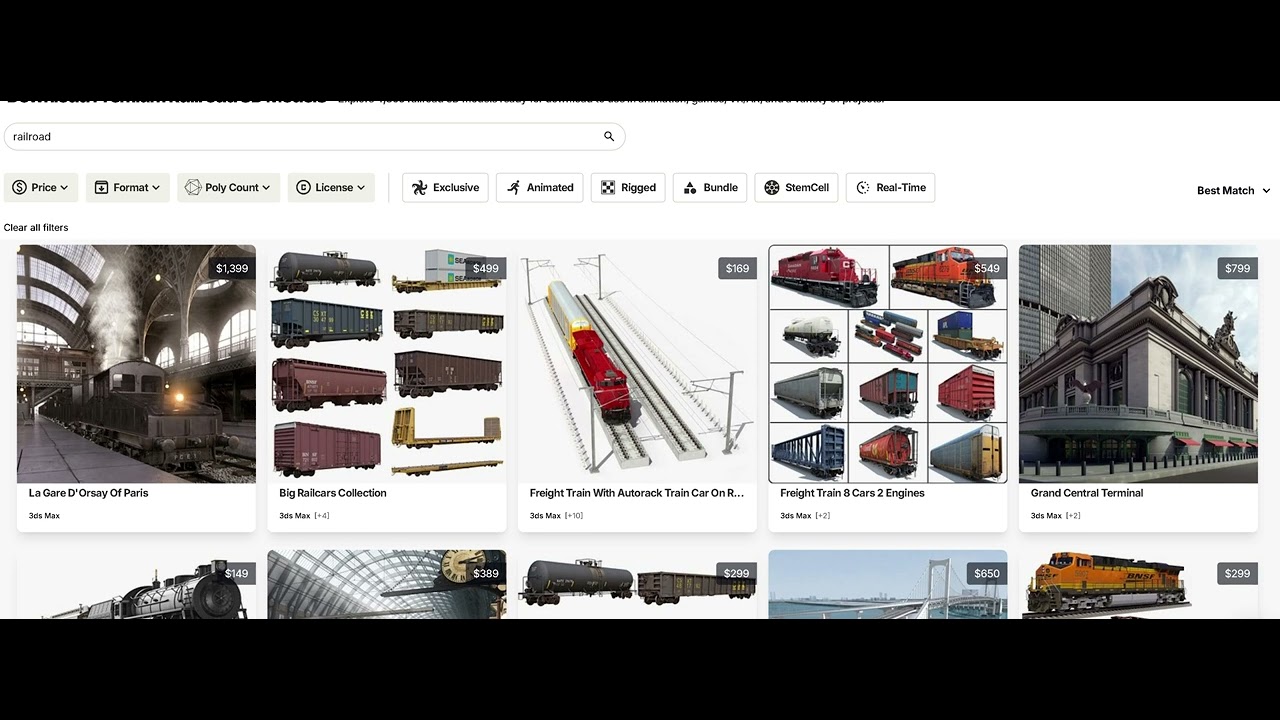Trainz Content creation new up coming site