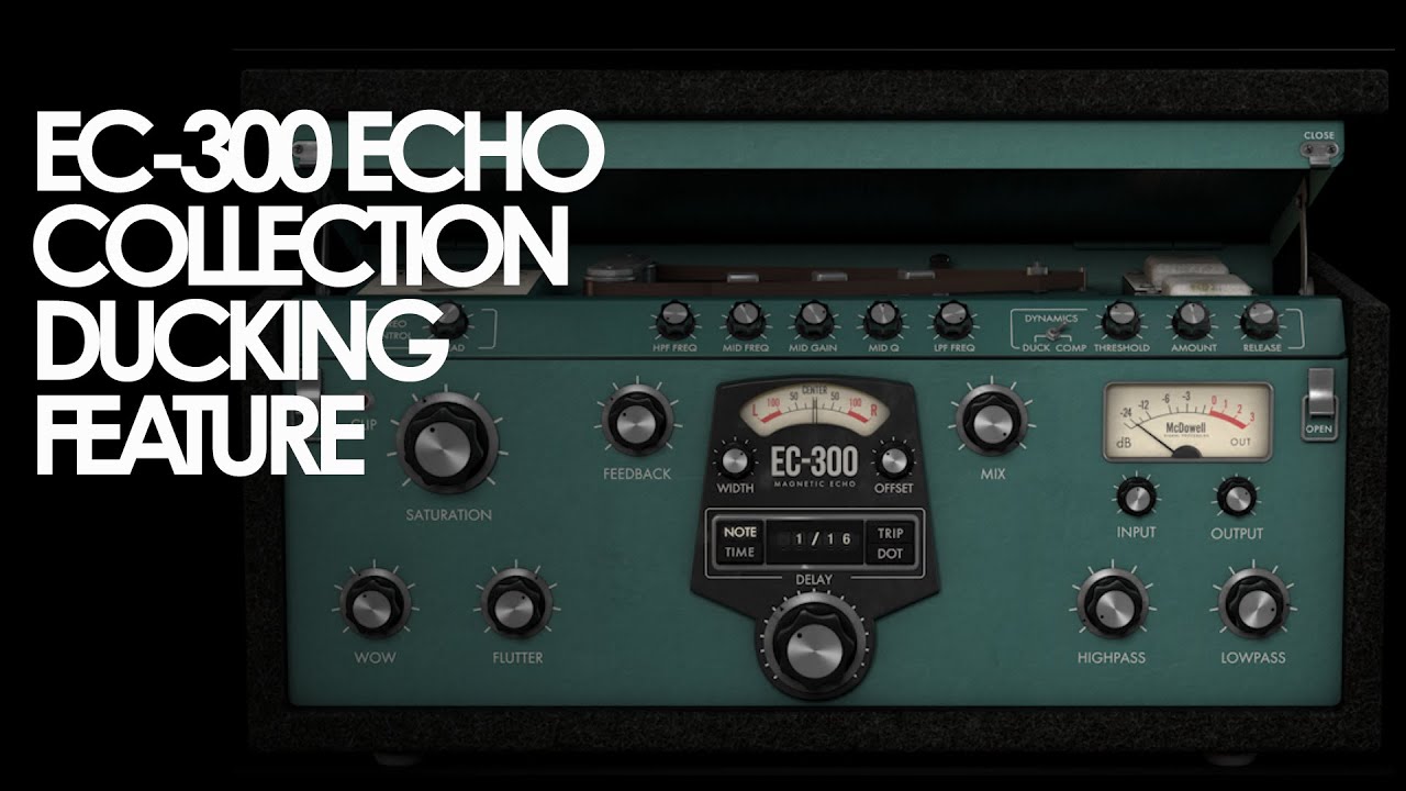 Using the Ducking Feature on the EC-300 Echo Collection