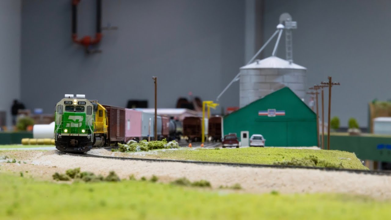 April 2022 Spring Creek Model Trains Deshler Free-Mo Setup