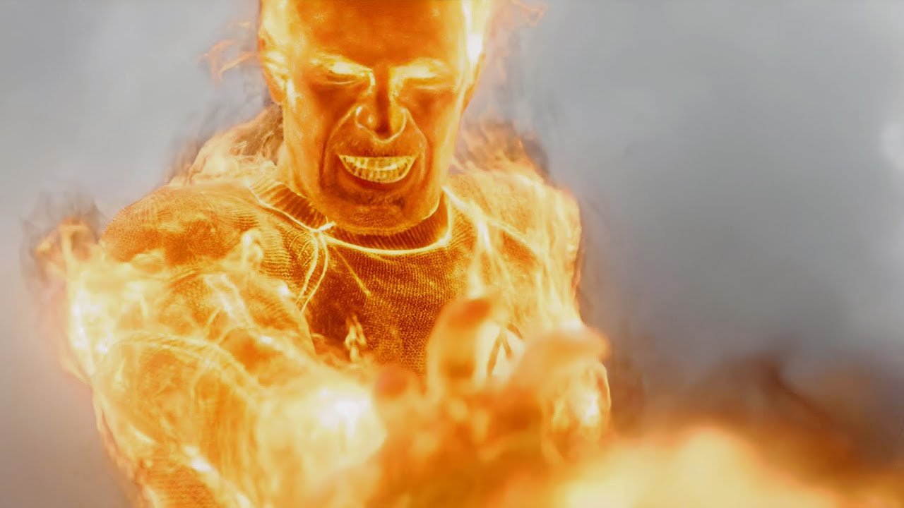 Human Torch (Johnny Storm): Powers & Fighting Scenes | MCU