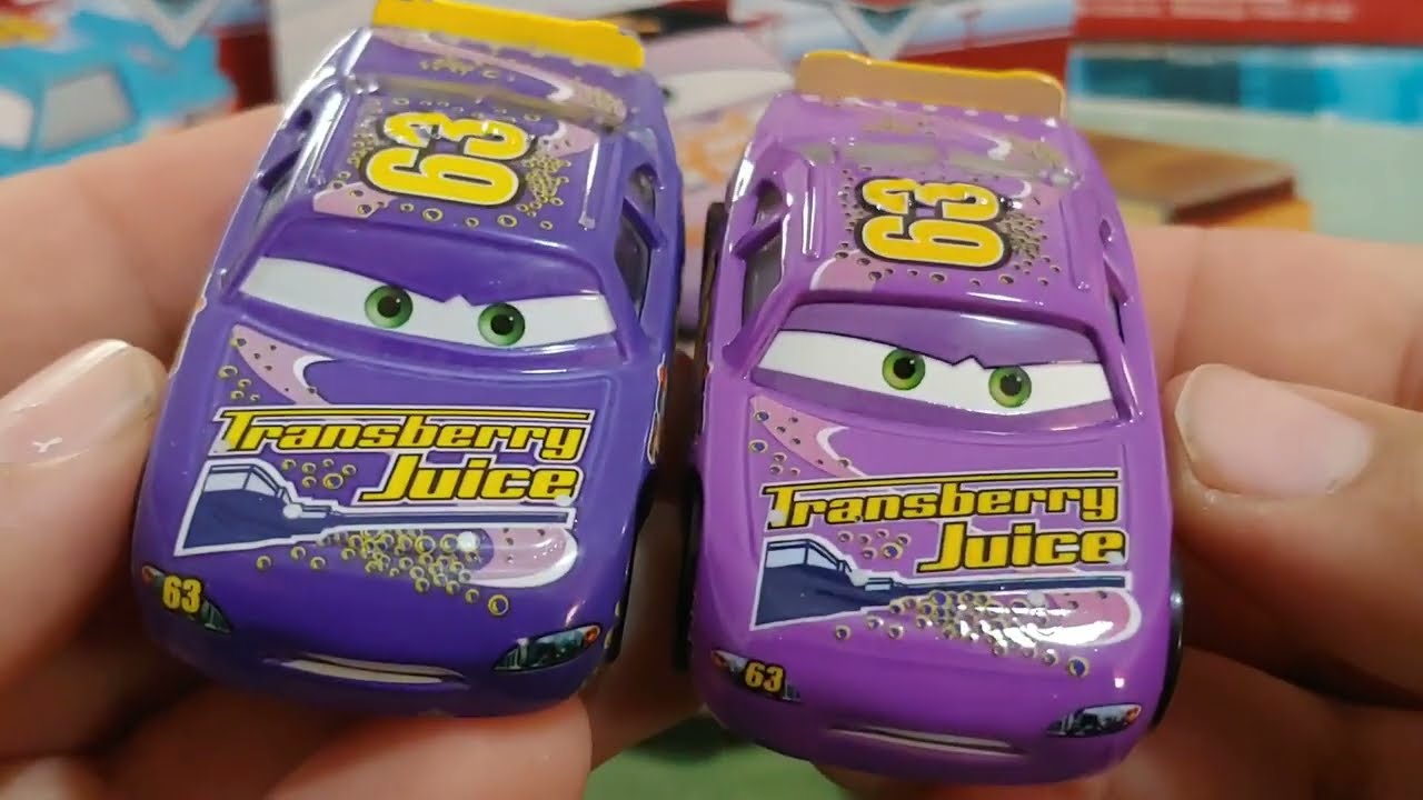 Corredores Cars 1 Thailandia Vs China Vinyl Toupee, Rev N Go, Transberry Juice - TueyCarsUnboxings