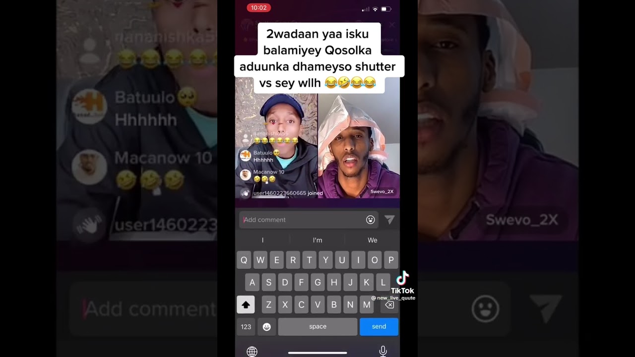 shutter bidaare iyo swevo hada dhinto ma neefsankari]] swevo😂😂😂
