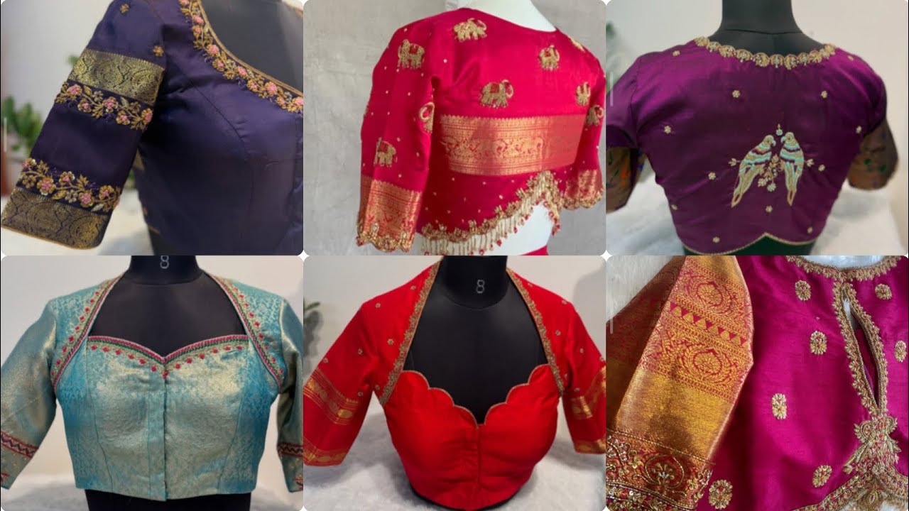 “Beautiful Designer Blouse Ideas for Saree Lovers 👗 | Latest 2025 Collection”