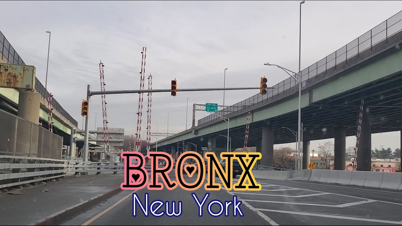 4K BRUCKNER BOULEVARD TO E-TREMONT AVENUE#travel#usa#citydrive#newyork#tour 