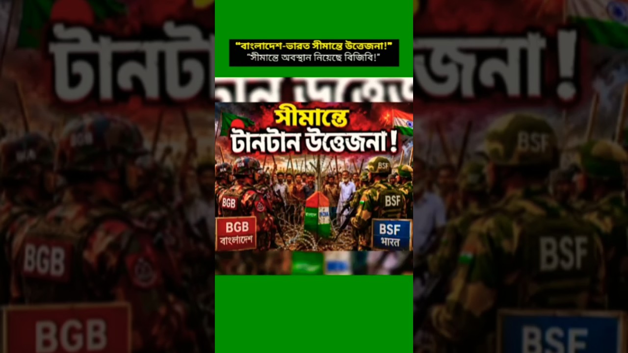 &ldquo;Bangladesh-India Border Tensions Spark Local Concern!&rdquo;