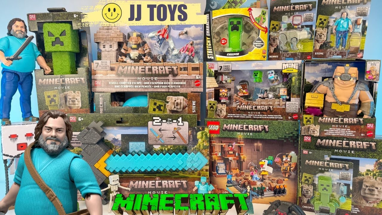 MINECRAFT Movie Toys Unboxing Review -  Bought ALL Of It Part 2
