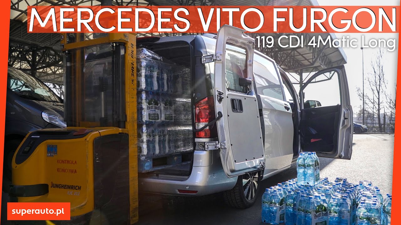 Mercedes Vito Furgon 2023 119 CDI 4MATIC łączy przyjemne z pożytecznym