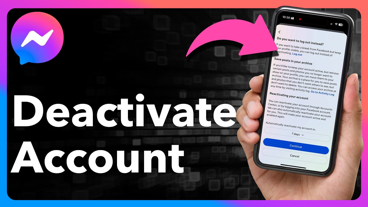 How To Deactivate Messenger Account