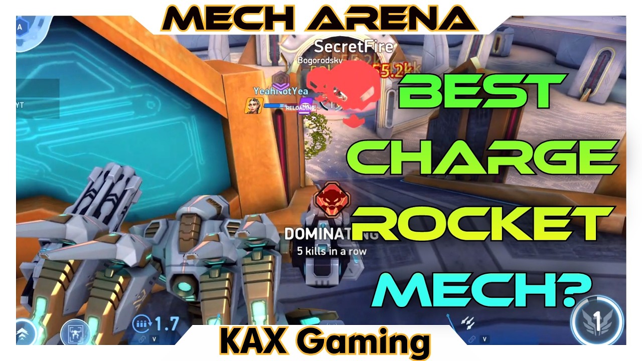 Citidel First Try but Charge Rocket 16/12 Deathwalker Steals The Spotlight - Mech Arena
