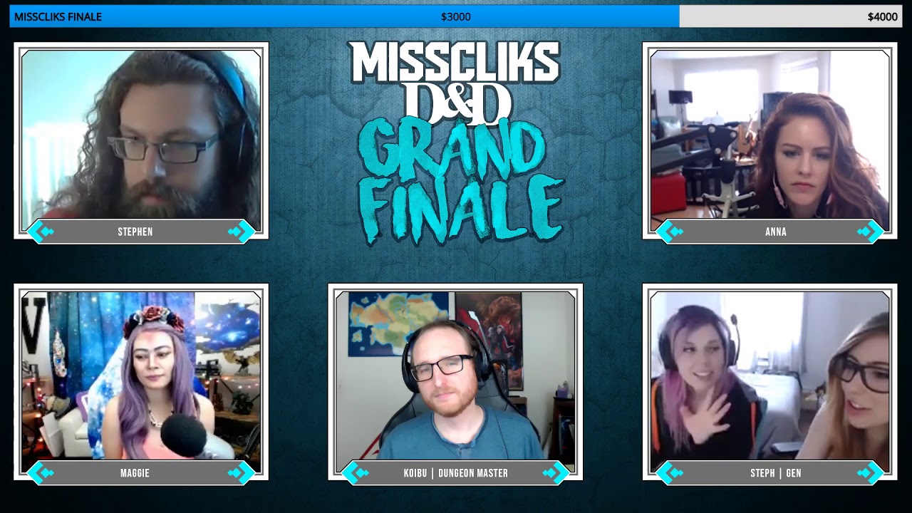 Misscliks D&D Grand Finale Part 1