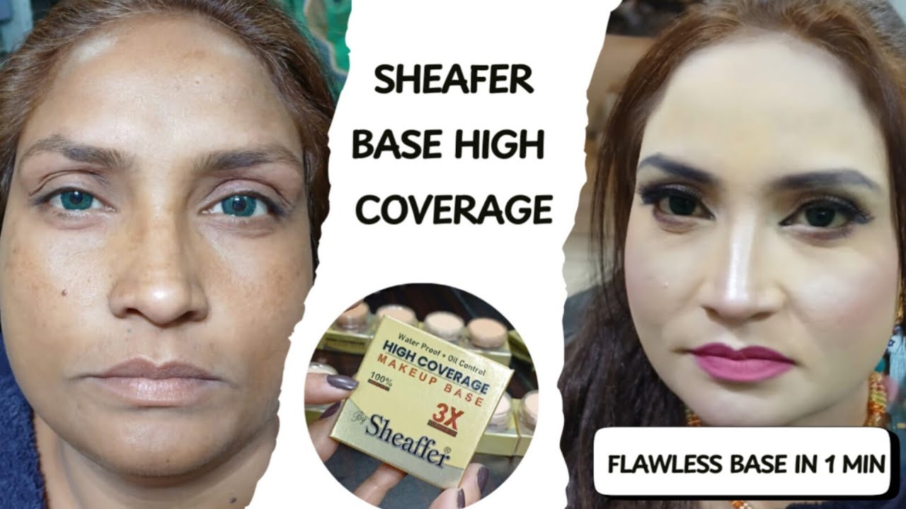Sheaffer Foundation || Sheaffer High Covering Base || Sheaffer Powder Foundation || Bridal Base