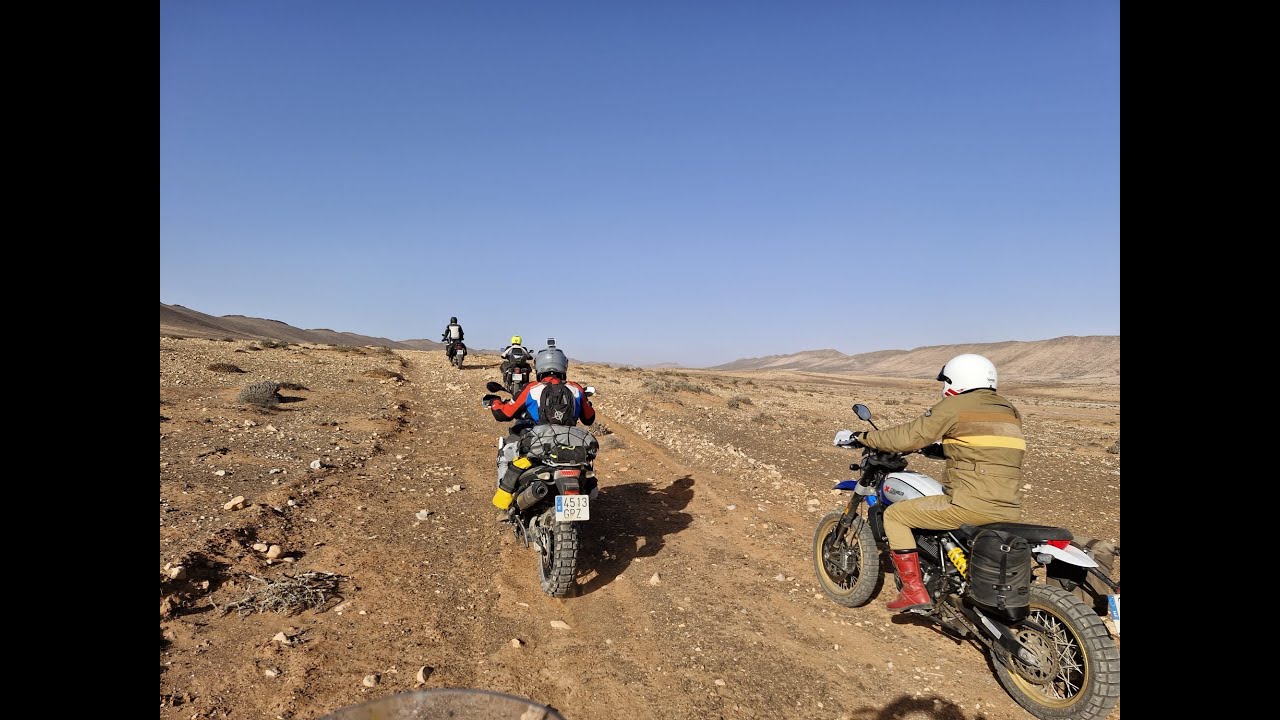 Marruecos en moto trail. Sáhara 2024.  Episodio 2. Vuelta, El Aaiún -Tanger