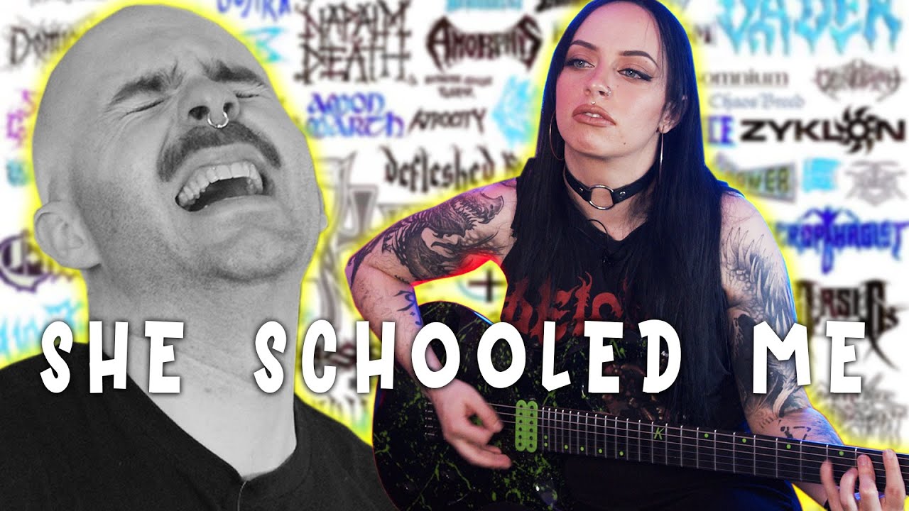 MY WIFE TEACHES ME OLD SCHOOL DEATH METAL RIFFS