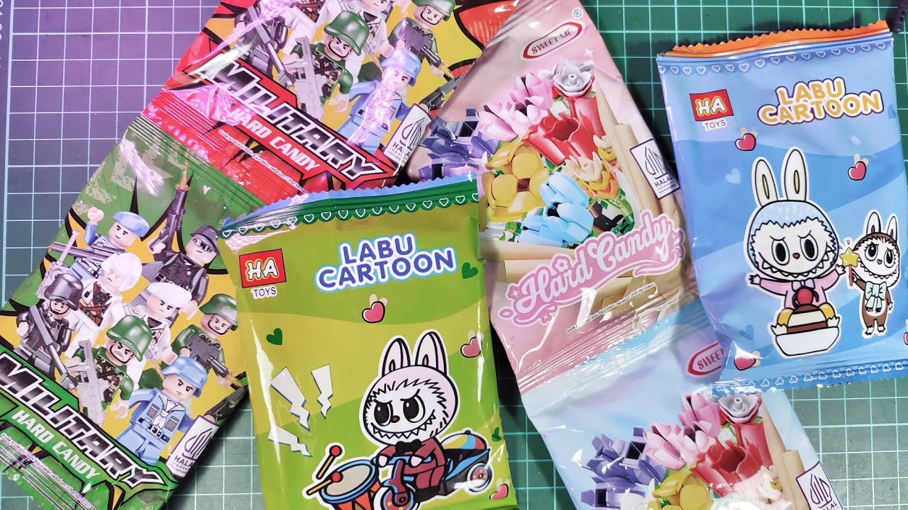 Unboxing Minifigure Lego KW Dapat Bonus Permen?! Gacha Seru & Lucu!