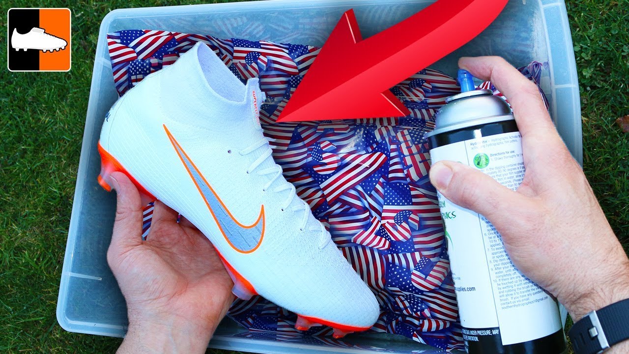 Как сделать гидрофильный флаг 🇺🇸 Бутсы на заказ ⚽️ Футбольная форма!