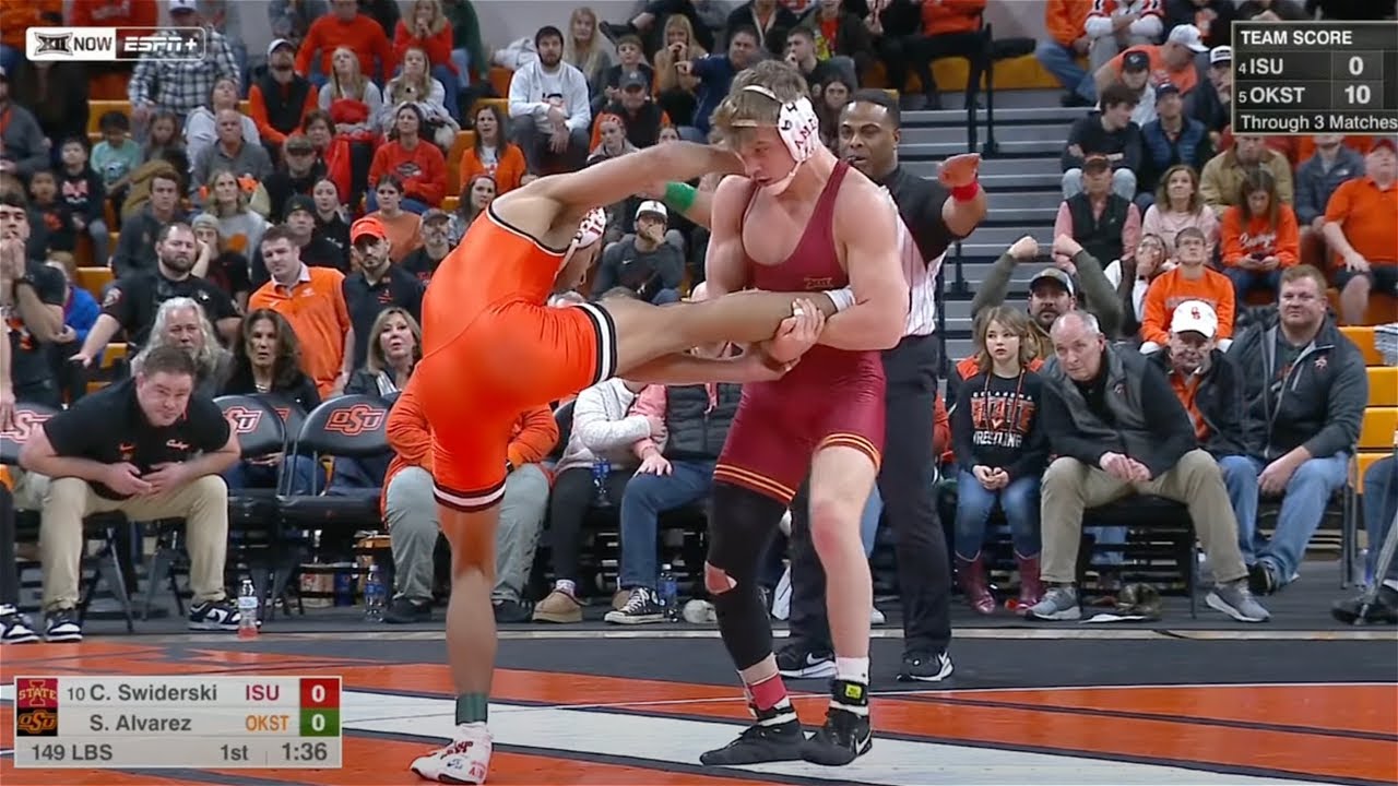 149lbs Casey Swiderski (Iowa State) vs Sammy Alvarez (Oklahoma State)