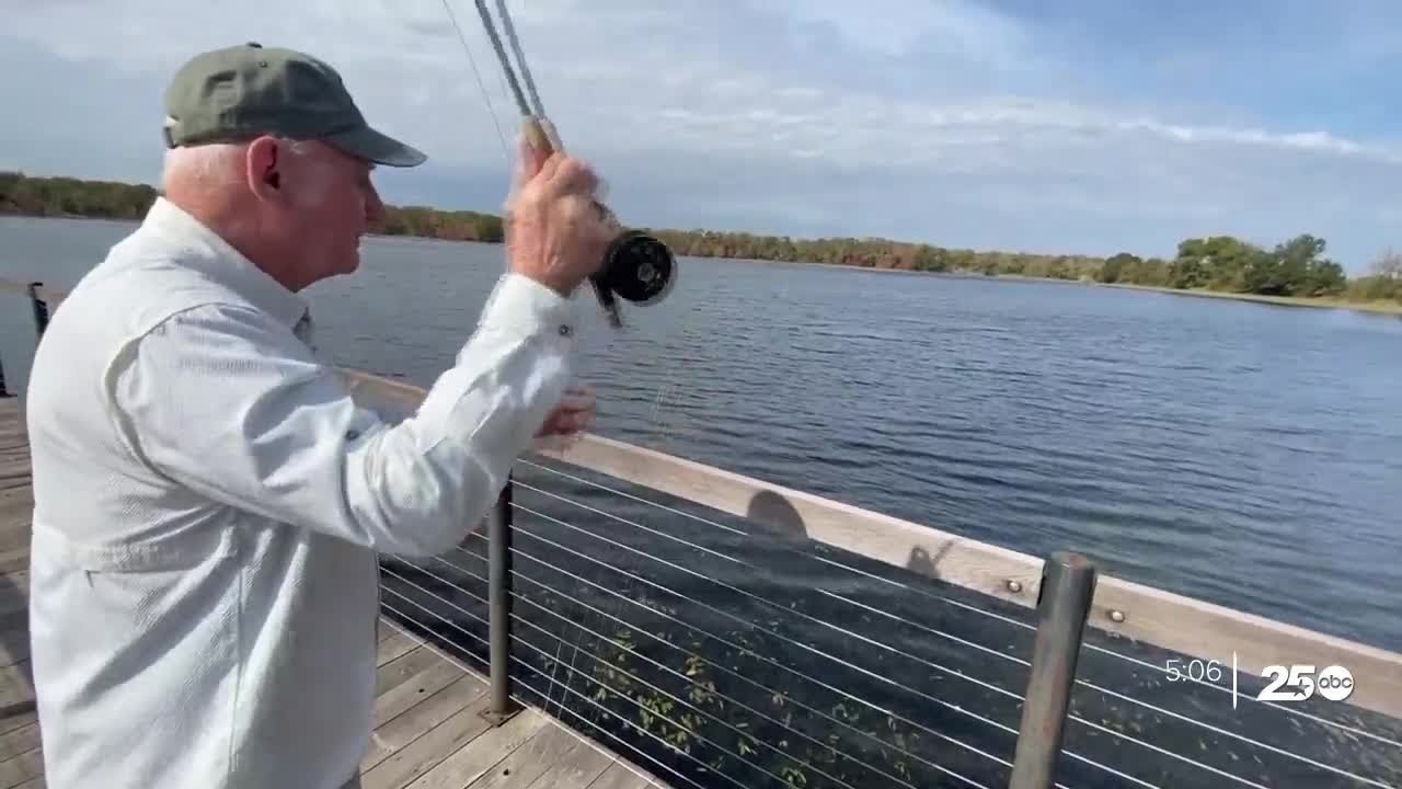 Aggie veterans offer comfort to others through fly fishing lessons