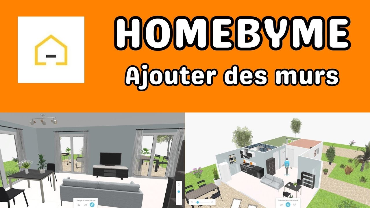 Homebyme ajouter des murs