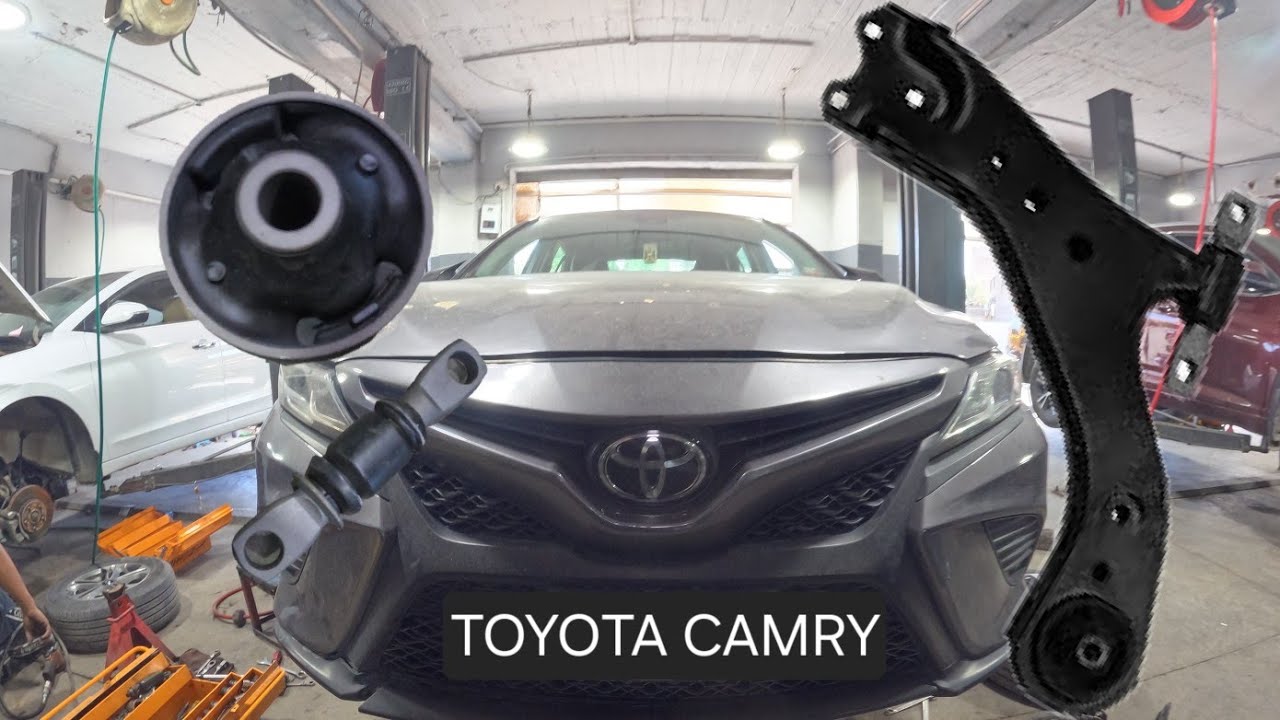 how to replace bushing front control arm ... toyota camry 2018-2025 ( torque specs )