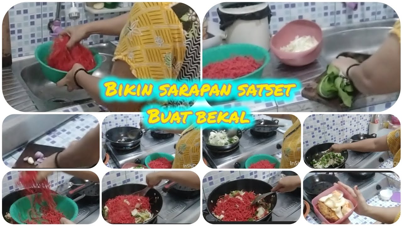 Bikin sarapan mie habang Banjar untuk bekal anak @RikanaReka 