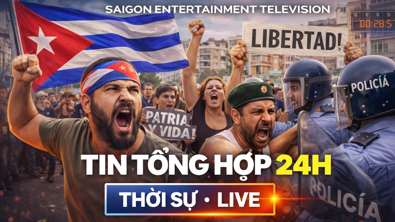 TRỰC TIẾP | TIN QUỐC TẾ 9/2 – CUBA BIỂU TÌNH - IRAN NGUY NGẬP - TRUNG QUỐC BIẾN LOẠN - BENGHAZI