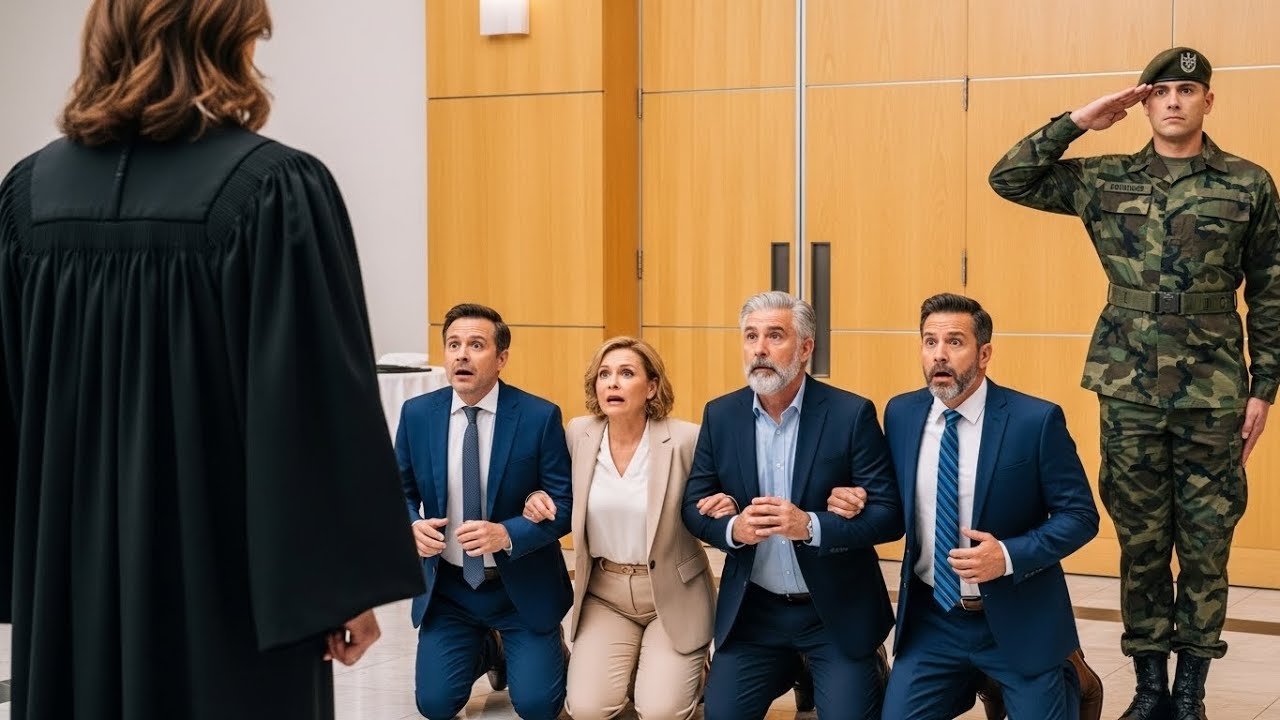 Humillada en la reunión, hasta que su esposo gritó '¡Jueza!': todos se arrodillaron pidiendo perdón.