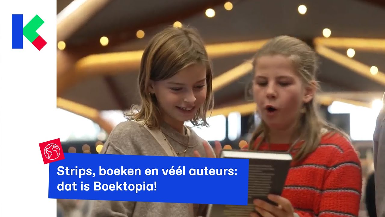 Strips, boeken en véél auteurs: dat is Boektopia!