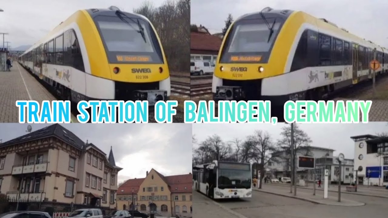 Train Station of Balingen, Germany.