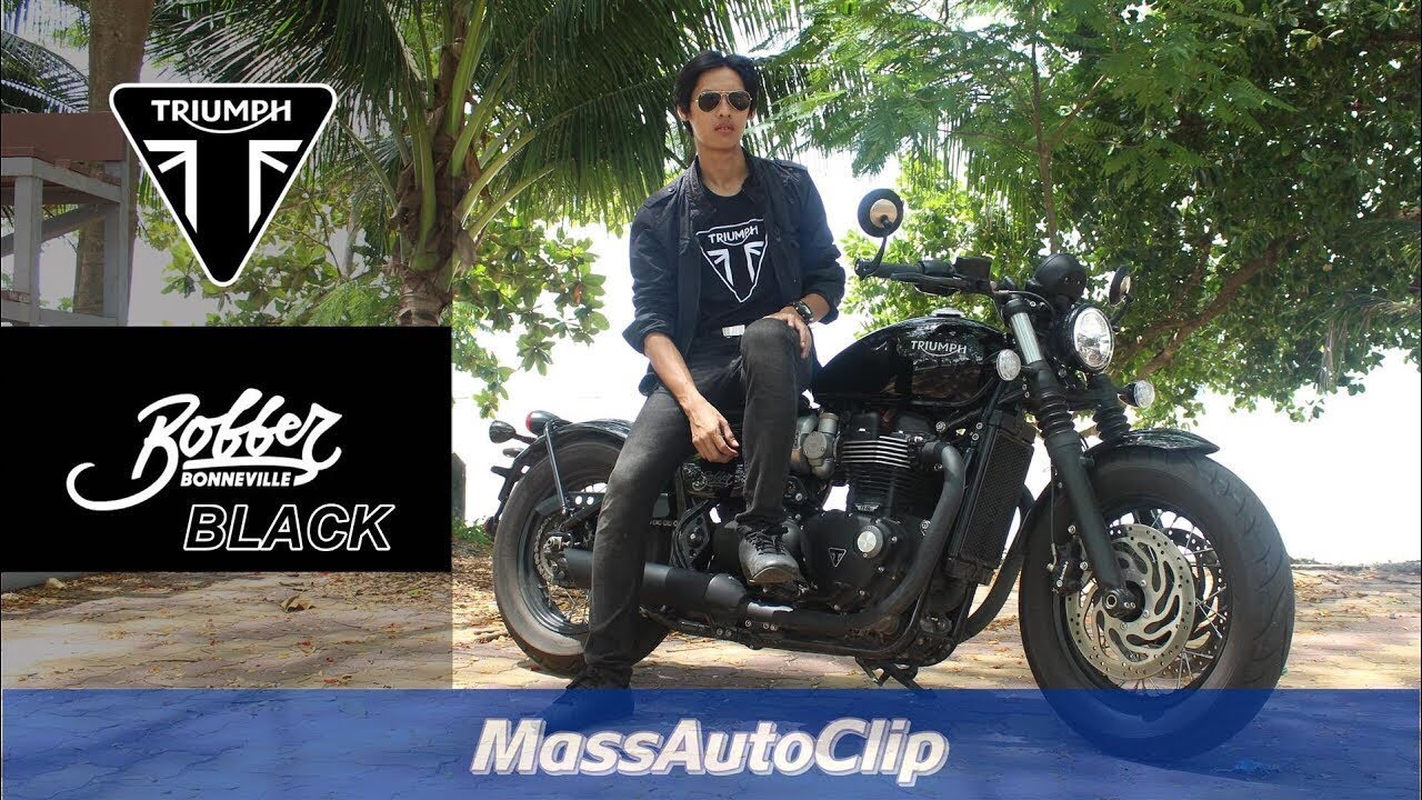 Triumph Boneville Bobber Black 1,200 cc. ชิลล์ๆวันหยุดใครขี่ก็เท่ [Clip Full HD]