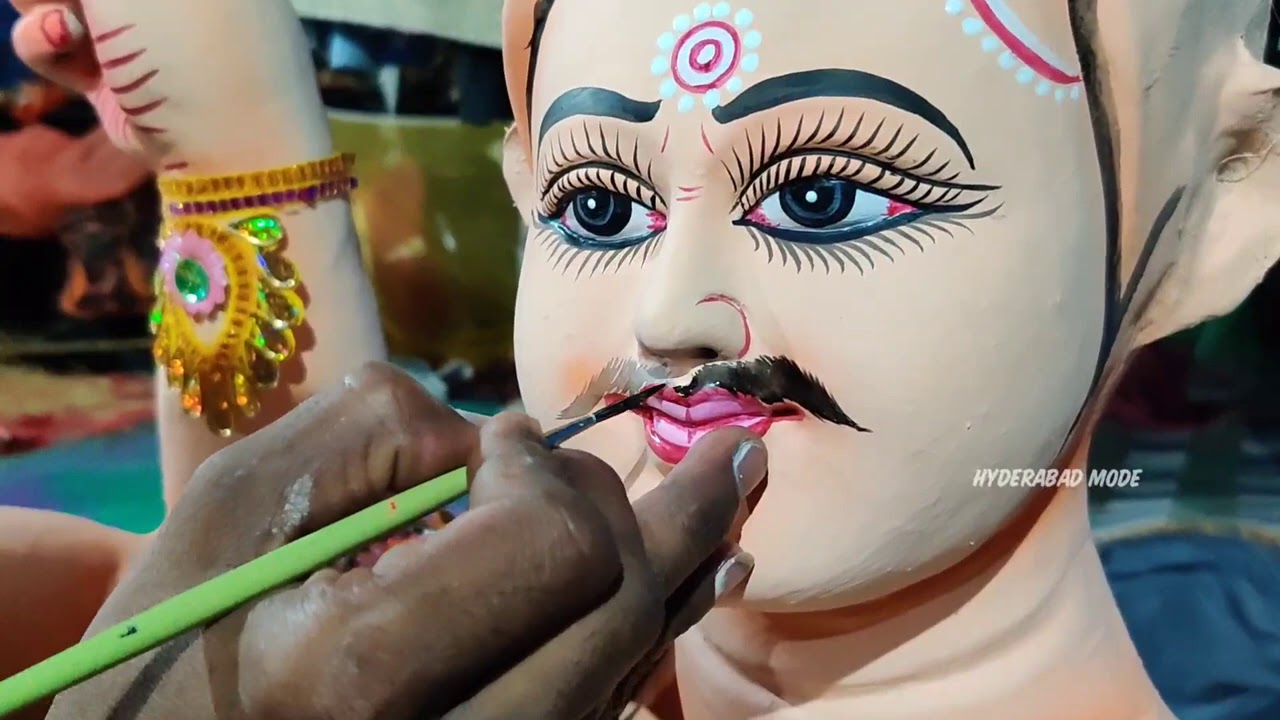 Vishwakarma Idol Making |  Vishwakarma Idol Making Process | Vishwakarma Puja in Hyderabad
