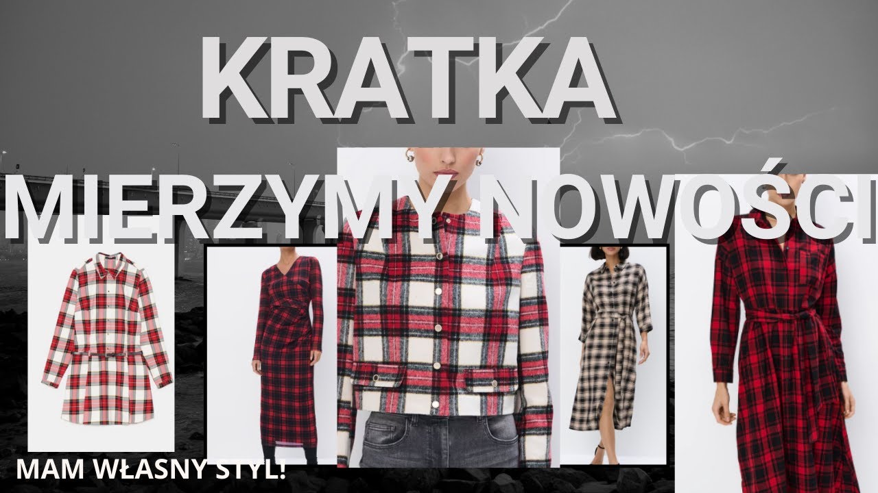 KRATKA- Lubisz czy nie zn&oacute;w jest modna. Sukienki w kratkę firma MOHITO.