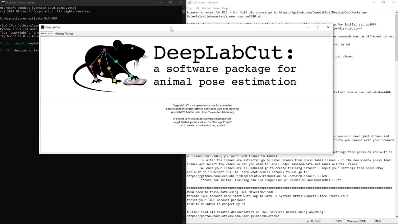 DeepLabCut Tutorial 1
