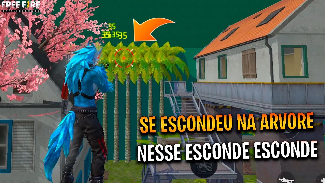 ESCONDE ESCONDE - ELE SE ESCONDEU NA ARVORE MAS A MIRA ACHOU ELE KKKK 