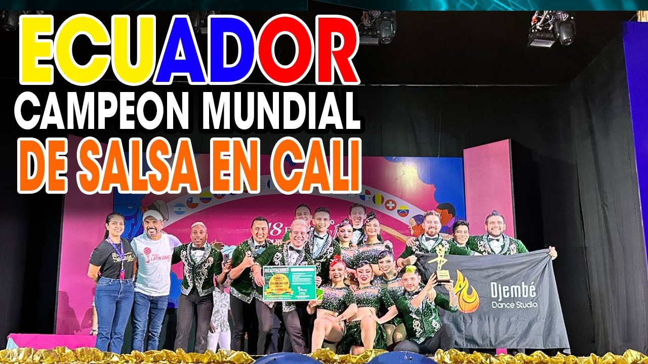 🏆ECUADOR Campeones Mundiales de Salsa en Cali : Su Pasión por el Baile y su Legado en la Danza 🔥