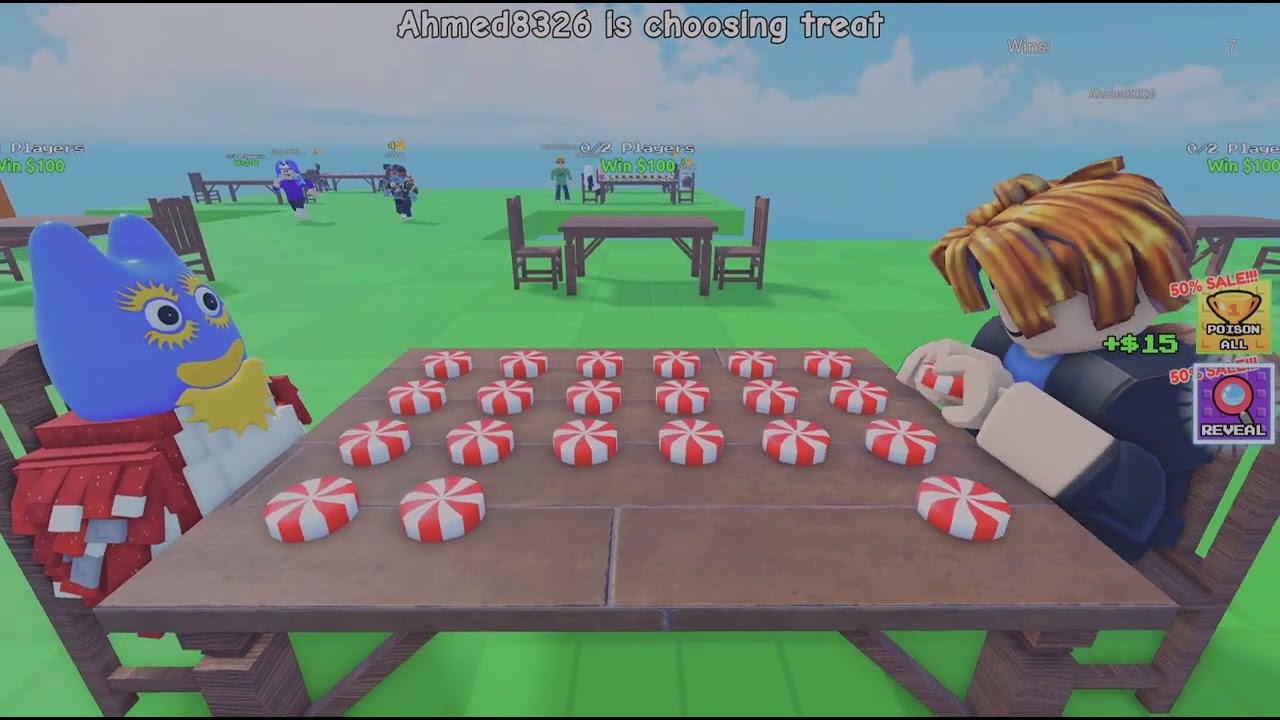 Choisi bien ton bonbon 😱 Roblox - Poison Treats