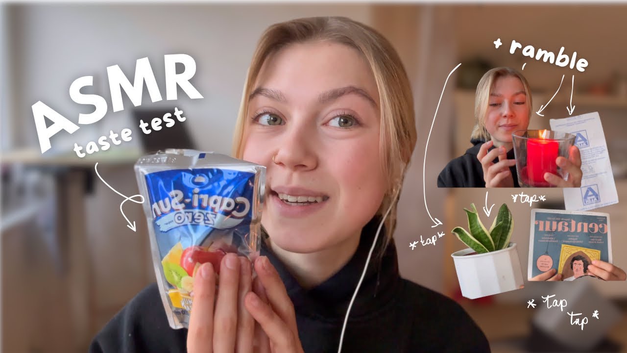 ASMR - Capri-Sonne Taste Test & Ramble für Entspannung ✨🌙 (deutsch whispering)