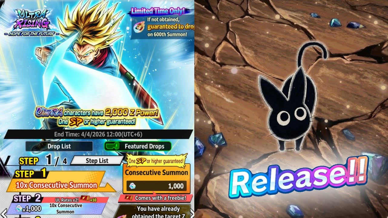 Crazy ULTRA SoH Trunks Summon!!!-Dragon Ball Legends 
